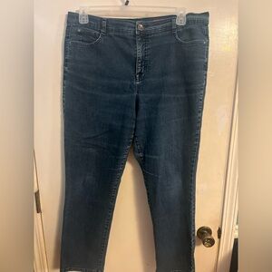 Style & Co. Dark Blue Straight Leg Jeans Tummy Control Plus (18) 💙